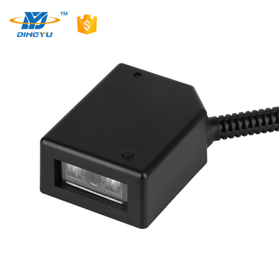 DF3100 1D Fixed Mount Scanner ความแม่นยําในการอ่านสูง แสงแดงที่เห็นได้สําหรับบาร์โค้ดทั้งหมด