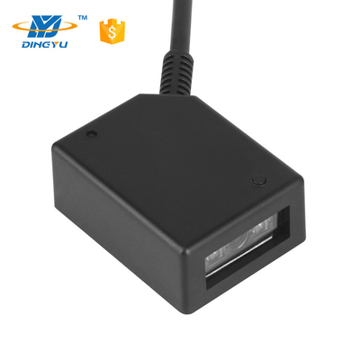 DF3100 1D Fixed Mount Scanner ความแม่นยําในการอ่านสูง แสงแดงที่เห็นได้สําหรับบาร์โค้ดทั้งหมด