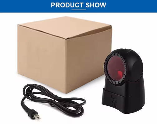 Auto Sense CMOS 1D/2D Desktop Barcode Scanner สําหรับร้านซุปเปอร์มาร์เก็ต