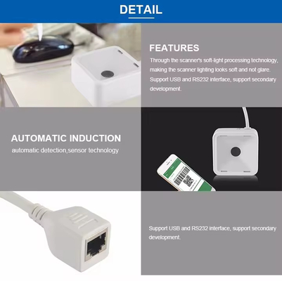 โมดูลสแกนรหัสบาร์คอัด 2D QR Code Reader สําหรับแอพลิเคชั่น Kiosk ที่ติดตั้ง