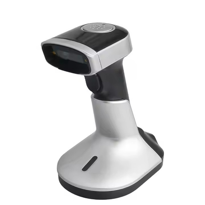 เครื่องสแกนรหัสบาร์โค้ดแบบไร้สาย Bluetooth สําหรับอุปกรณ์มือถือ เครื่องอ่านรหัส QR 2 มิติ พร้อมเครื่องชาร์จ