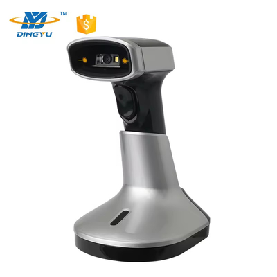 เครื่องสแกนรหัสบาร์โค้ดแบบไร้สาย Bluetooth สําหรับอุปกรณ์มือถือ เครื่องอ่านรหัส QR 2 มิติ พร้อมเครื่องชาร์จ