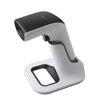 2D QR Barcode Reader Bluetooth สแกนบาร์โค้ดไร้สาย 2.4G พร้อมแบตเตอรี่ชาร์จ 2200mAh