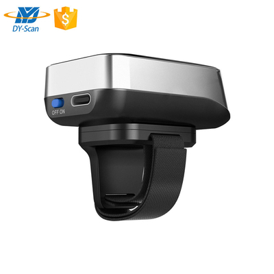 เครื่องสแกนบาร์โค้ดเลเซอร์ 1 มิติมือถือแบบไร้สาย Bluetooth CCD สําหรับการสแกนต่อเนื่อง