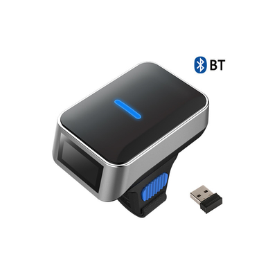มินิ 1D 2D CMOS Wireless Barcode Scanner เครื่องสแกนรหัส QR