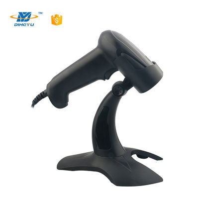 เครื่องอ่านบาร์โค้ดแบบพกพา 2 มิติ CMOS ความเร็วสูง 300 สแกน/วินาที 32 บิต 640*480 พร้อมบลูทูธสำหรับระบบ POS ซูเปอร์มาร์เก็ต