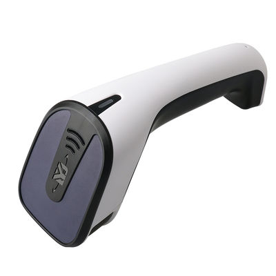 เครื่องอ่านบาร์โค้ด 2 มิติไร้สาย 2.4GHz พร้อมการสแกนบาร์โค้ด 1D/2D QR Code และแบตเตอรี่ 2200mAh สำหรับการทำงานเป็นเวลานาน