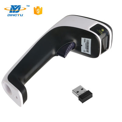 เครื่องสแกนบาร์โค้ดแบบมือถือ 2D Bluetooth ความเร็วในการถอดรหัส 25 ซม./วินาที พร้อมสาย USB 2.4G