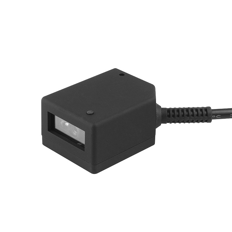 เครื่องสแกนรหัสบาร์โค้ดคงที่อุตสาหกรรม 2 มิติ พร้อมอินเตอร์เฟซ USB/DB9 ทนทานสําหรับระบบอัตโนมัติ